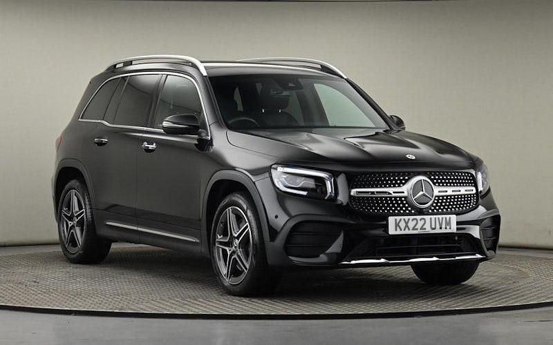 Cosmos black Used 2022 Mercedes GLB220 AMG line SUV | £30,750 (Fair price) - Image 1/4