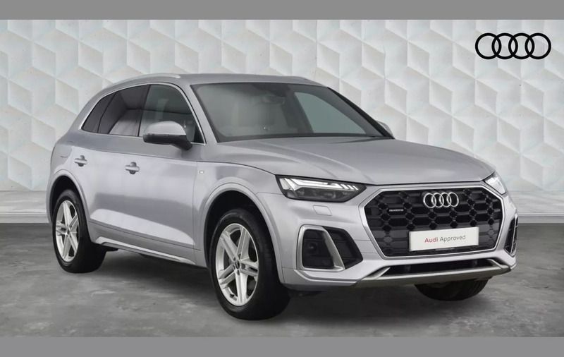 Silver Used 2021 Audi Q5 S-Line SUV | £28,650 (Good price) - Image 1/4