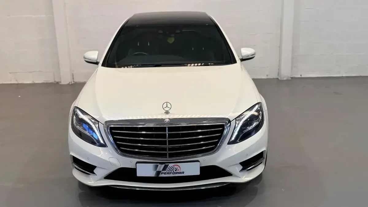 Used Mercedes S350L AMG line 254 HP (186 kW) 2015 White Sedan