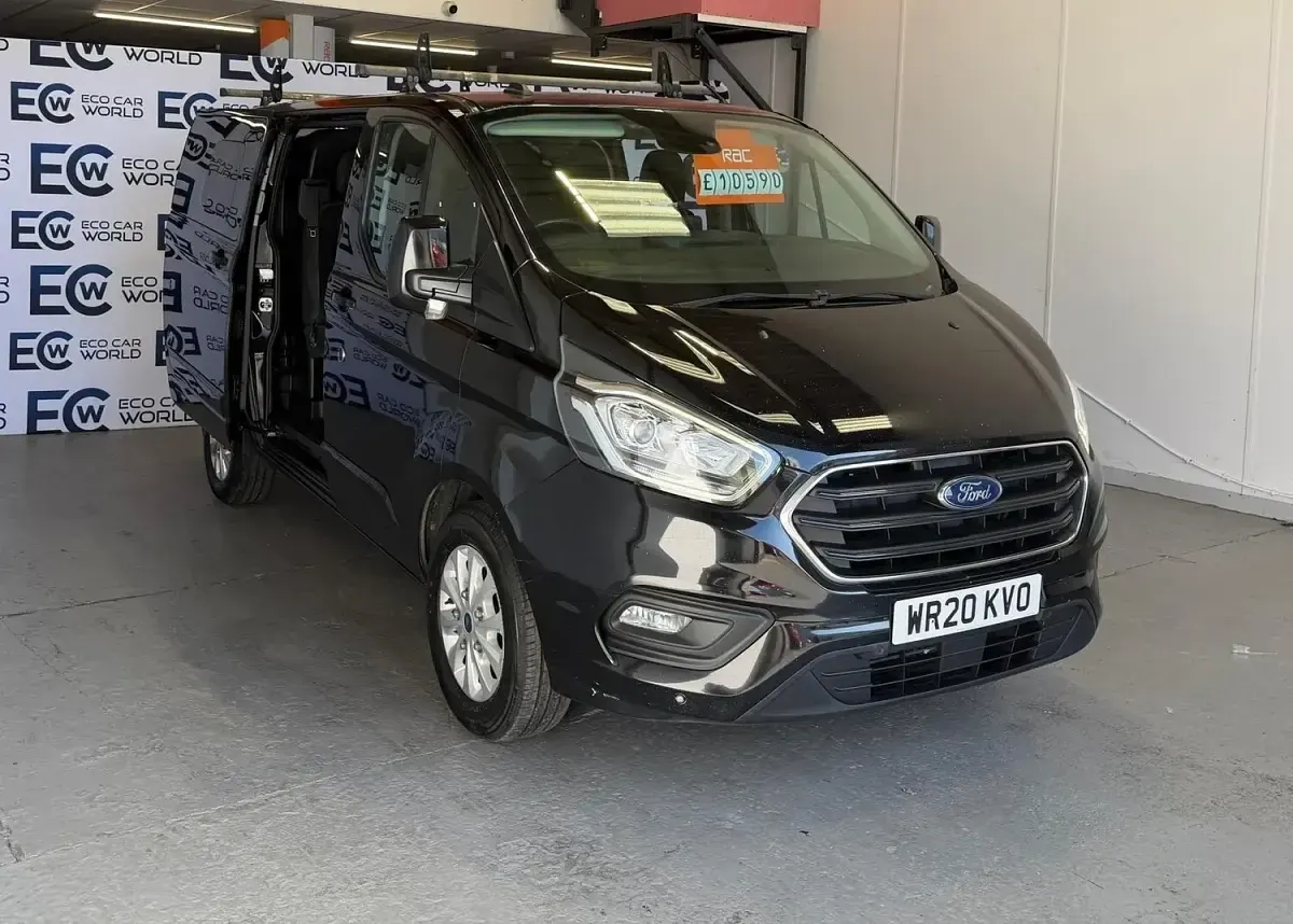 Used Ford Transit Custom Limited 170 HP (125 kW) 2020 Black Van