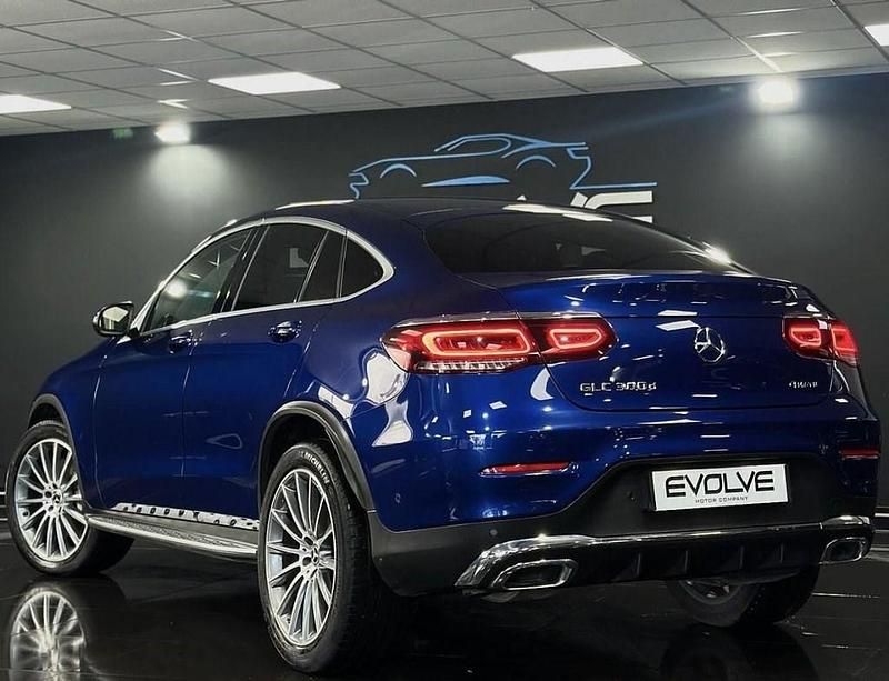 Used Mercedes GLC300 AMG line 2020 Blue Coupe