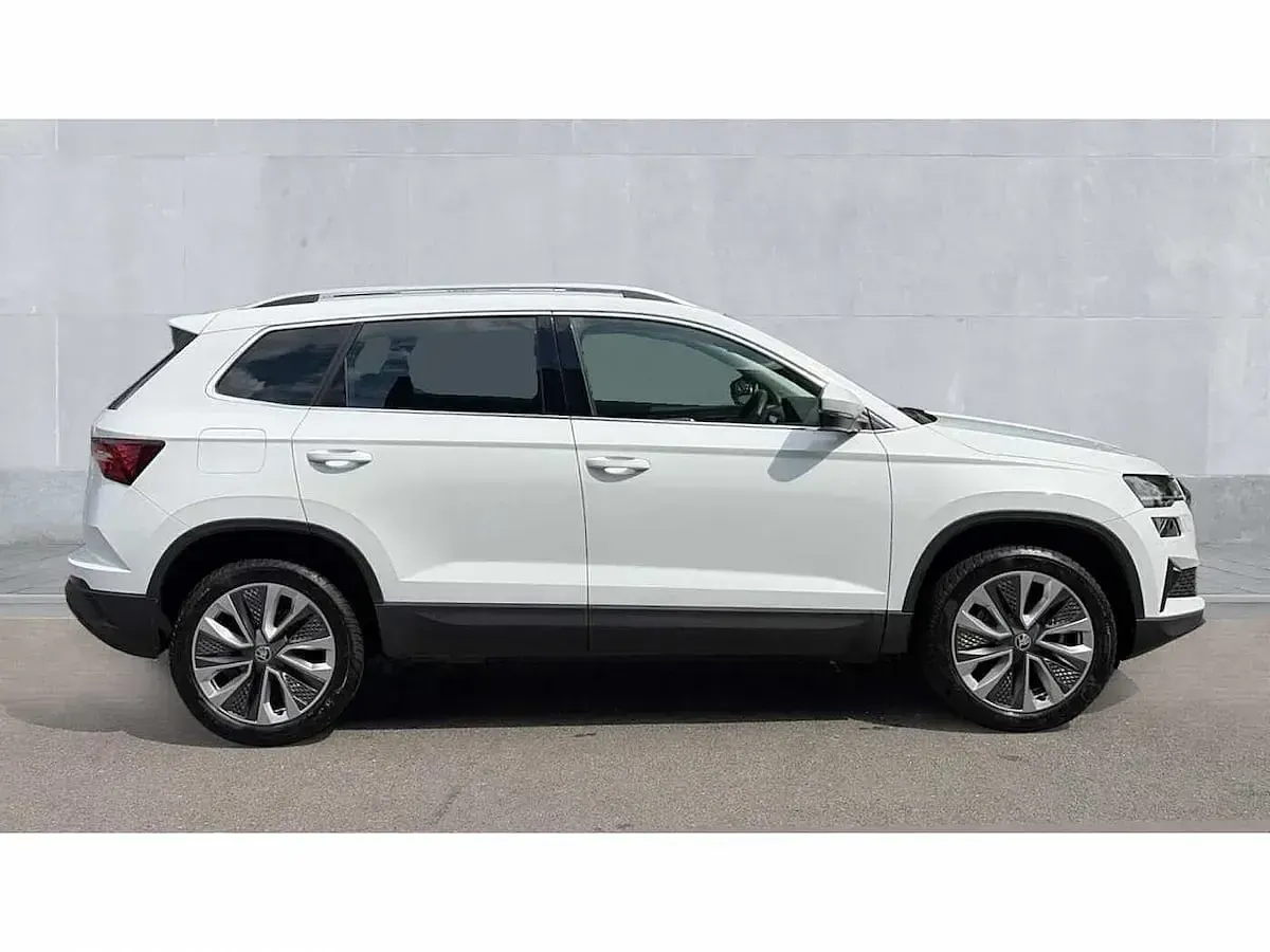Used Skoda Karoq SE L 150 HP (110 kW) 2024 Moon white metallic SUV