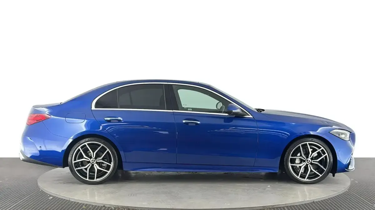 Used Mercedes C200 AMG line 204 HP (150 kW) 2024 Blue Sedan