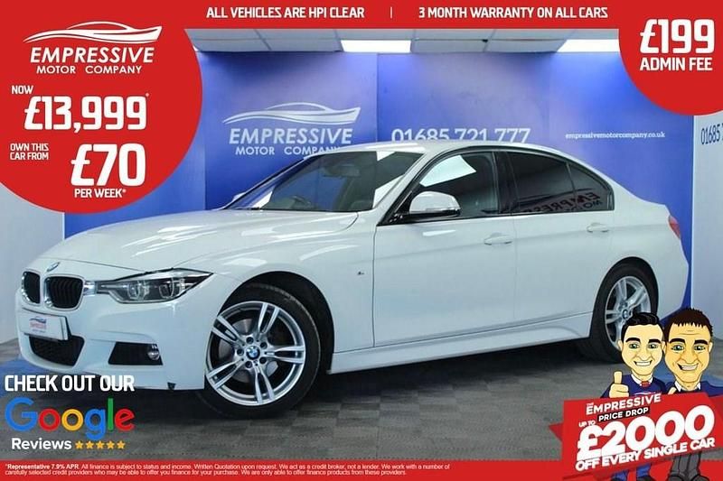 White Used 2018 BMW 320 M Sport Sedan | £13,999 (Good price) - Image 1/4