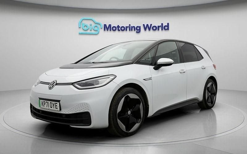 Used VW ID.3 Pro Performance 150 kW (204 HP) 2021 White Hatchback