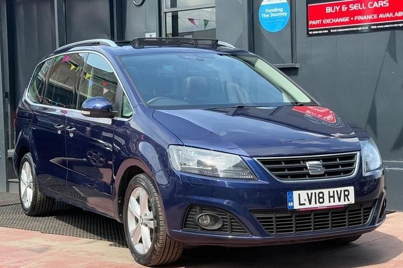 Blue Used 2018 Seat Alhambra XCELLENCE MPV | £15,989 (Fair price) - Image 1/1