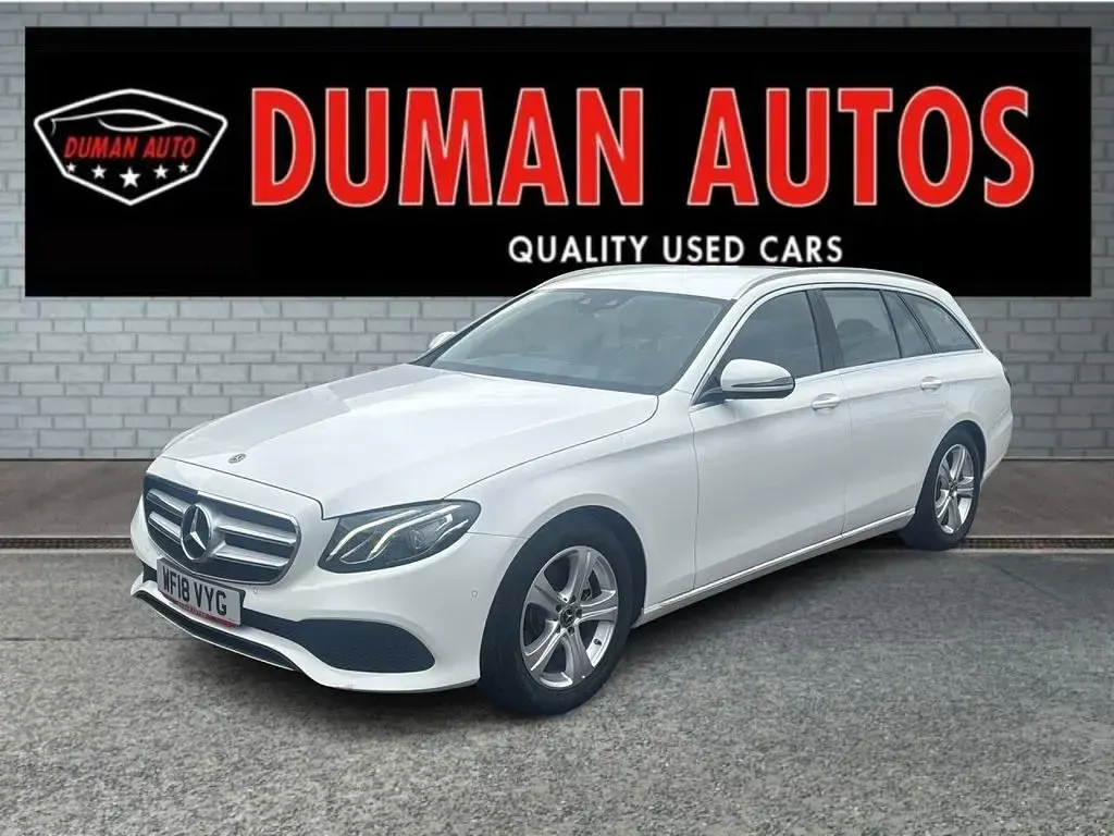 Used Mercedes E220 SE 194 HP (142 kW) 2018 White Estate