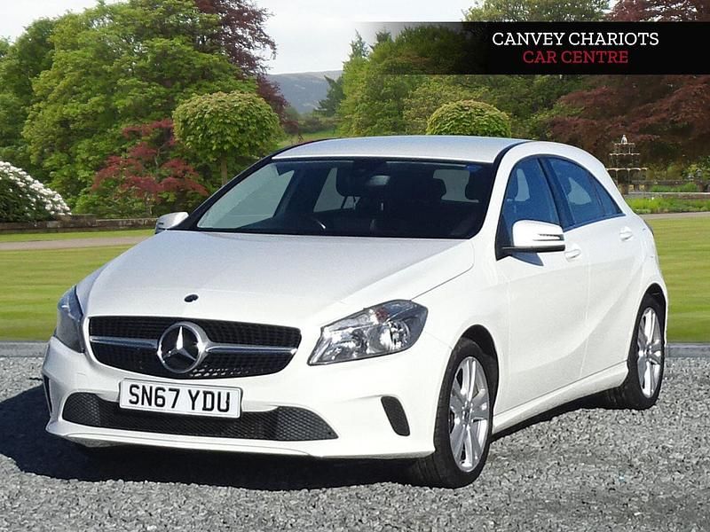 Used Mercedes A200 2017 White Hatchback