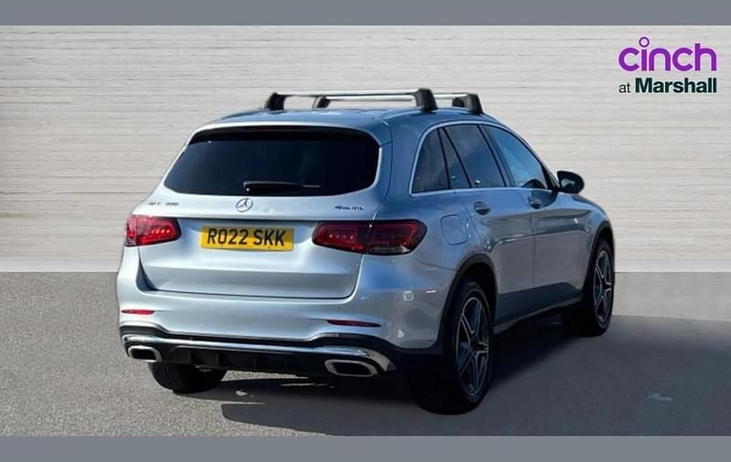 Used Mercedes GLC300e AMG line 254 HP (186 kW) 2022 Silver SUV