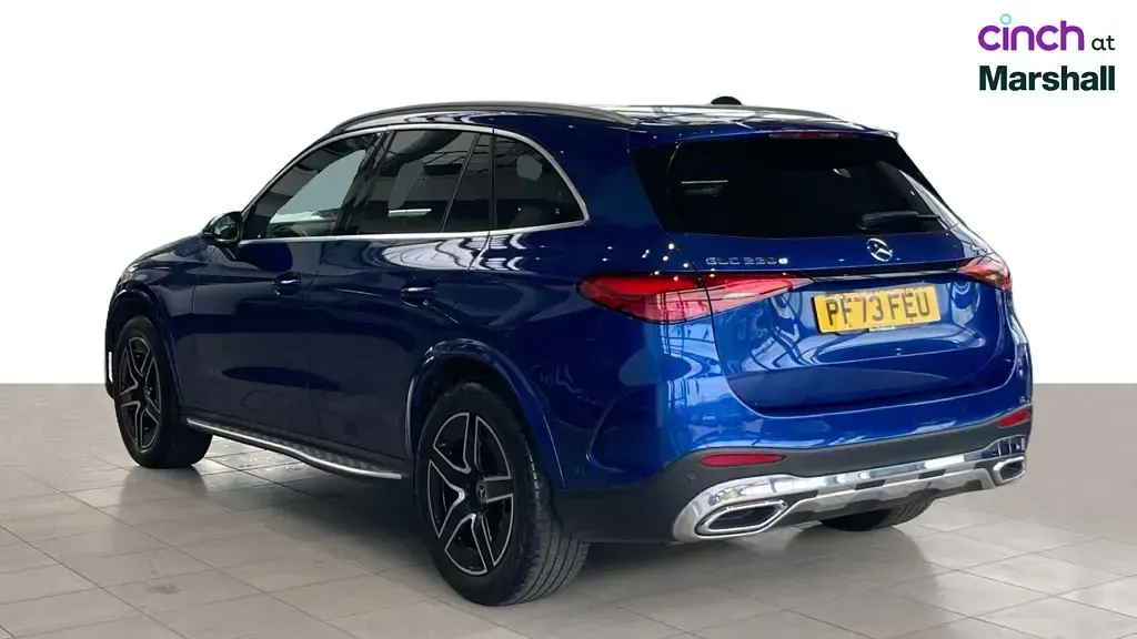 Used Mercedes GLC220 AMG line 197 HP (144 kW) 2023 Spectral blue metallic SUV