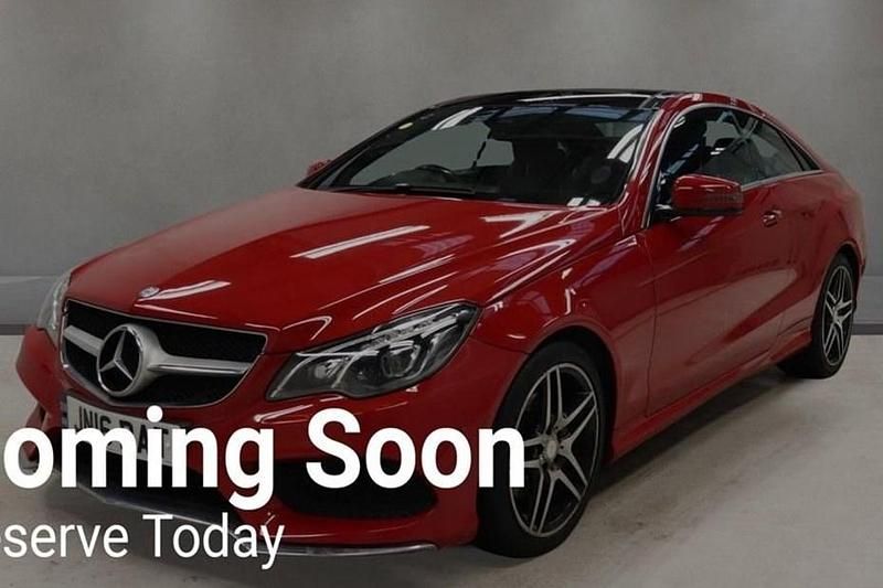 Used Mercedes E350 AMG line 2016 Red Coupe