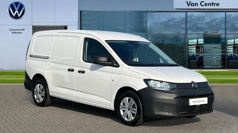 White New 2025 VW Caddy Maxi MPV | £21,991 - Image 1/4