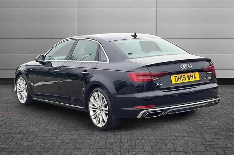 Used Audi A4 S-Line 190 HP (139 kW) 2019 Mythos black Sedan