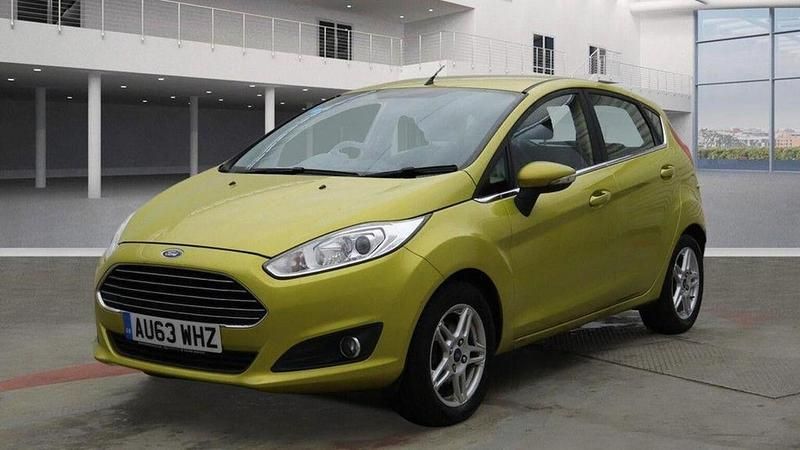 Used Ford Fiesta Zetec 2013 Yellow Hatchback