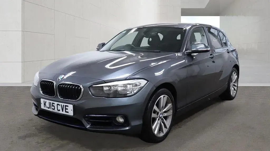Used BMW 120 Sport Line 177 HP (130 kW) 2015 Grey Hatchback