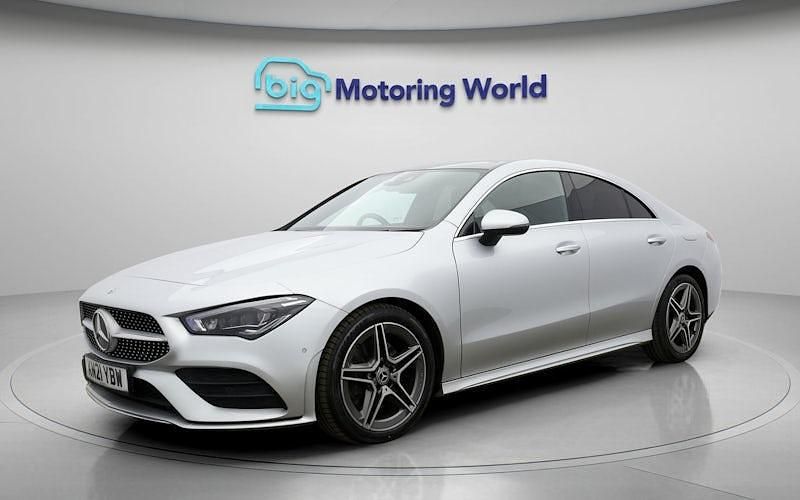 Used Mercedes CLA220 AMG line 190 HP (139 kW) 2021 Silver Sedan