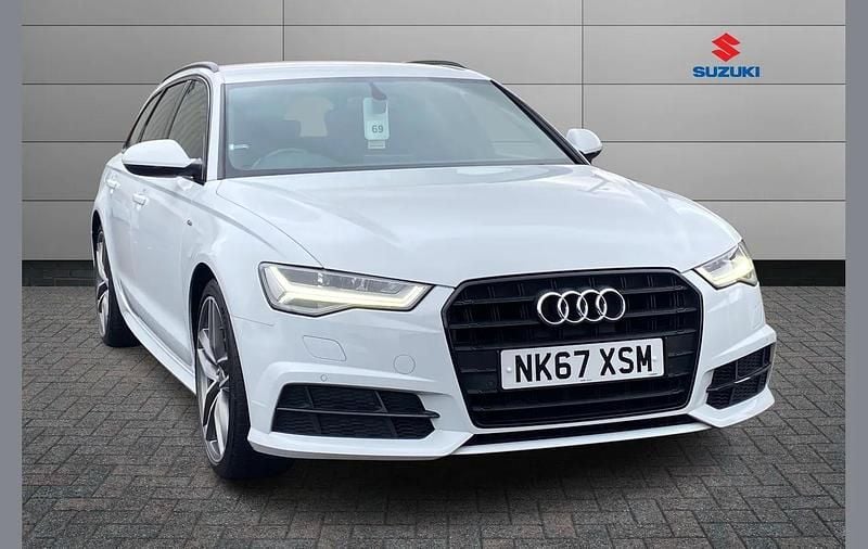 Used Audi A6 Black Edition 187 HP (137 kW) 2017 White Estate
