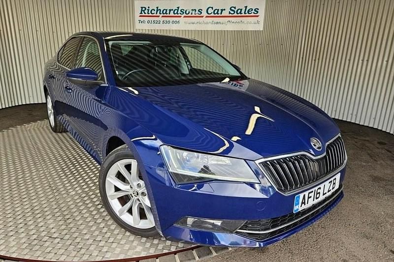 Blue Used 2016 Skoda Superb SE L Executive Hatchback | £6,500 (A bit pricey) - Image 1/1