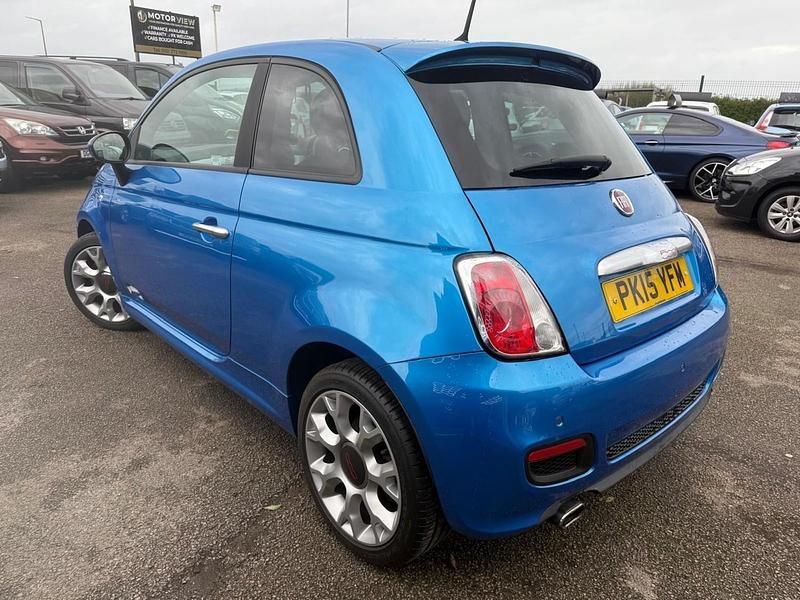 Used Fiat 500 S 2015 Blue Hatchback