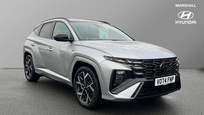 Silver Used 2024 Hyundai Tucson N Line SUV | £27,977 (Fair price) - Image 1/4