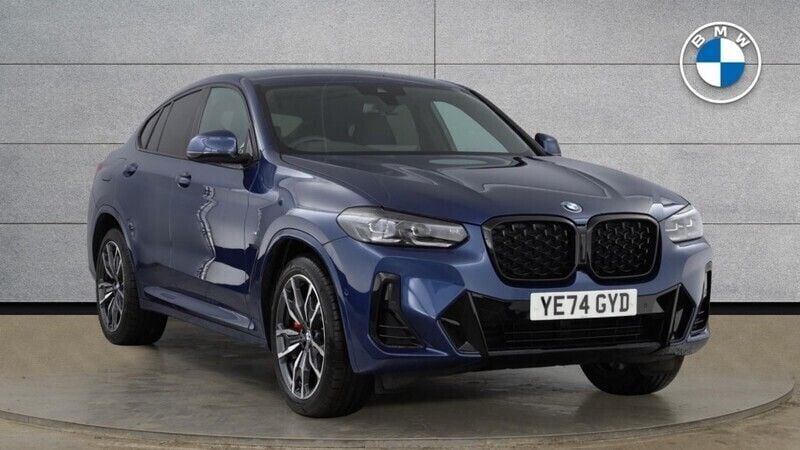 Blue Used 2024 BMW X4 M Sport SUV | £46,650 (Fair price) - Image 1/4