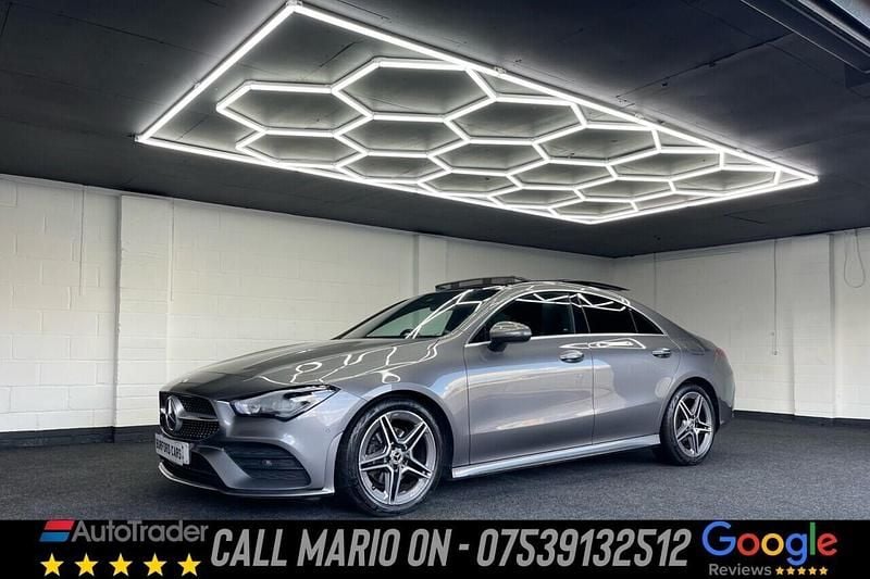 Grey Used 2021 Mercedes CLA180 AMG line Sedan | £24,990 (Fair price) - Image 1/4