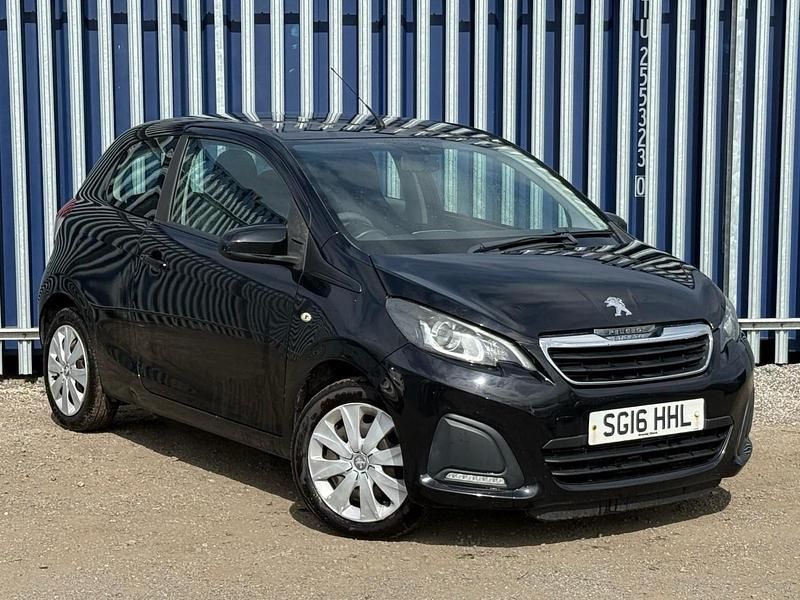 Black Used 2016 Peugeot 108 Active Hatchback | £2,495 (Super price) - Image 1/3