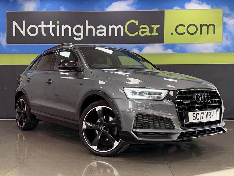 Usado Audi Q3 Black Edition 184 HP (135 kW) 2017 Cinzento SUV
