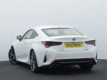 Used Lexus RC300h Sport Line 223 HP (164 kW) 2021 White Coupe