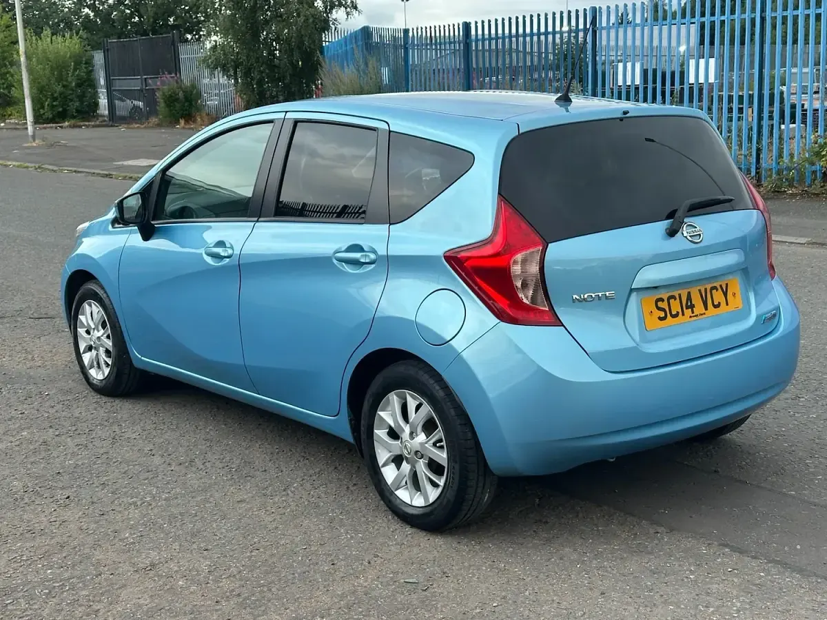 Used Nissan Note Acenta Premium 90 HP (66 kW) 2014 Blue Hatchback