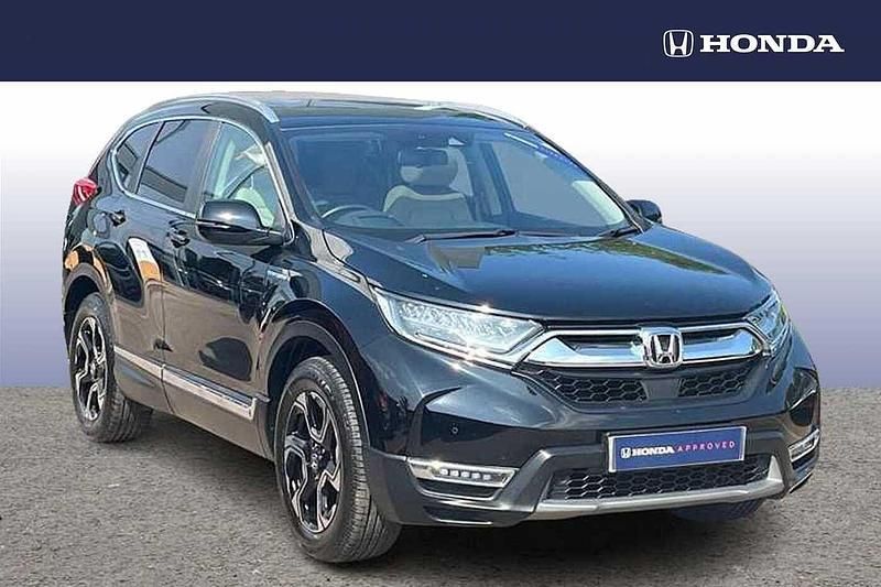 Crystal black Used 2020 Honda CR-V Hybrid SUV | £23,490 (A bit pricey) - Image 1/4