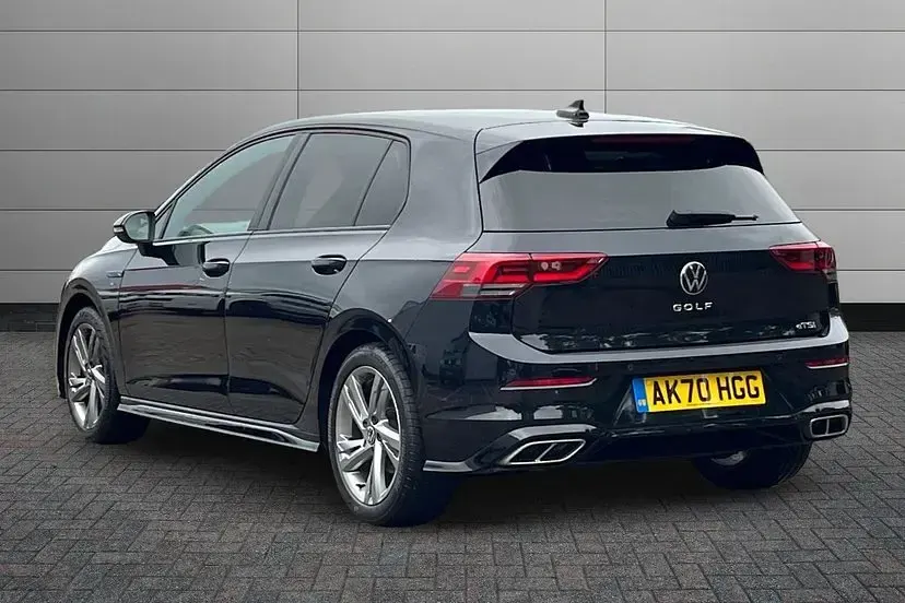 Used VW Golf VIII R-line 150 HP (110 kW) 2020 Black Hatchback