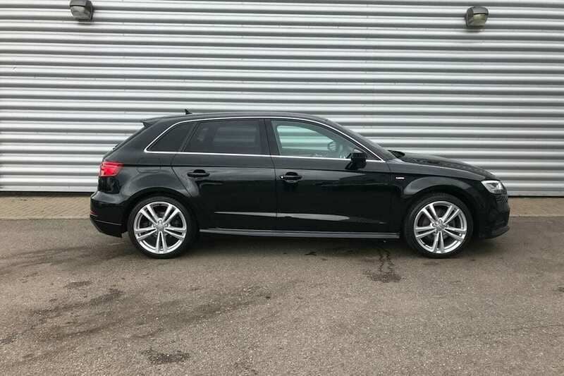 Used Audi A3 S-Line 148 HP (108 kW) 2019 Black Hatchback