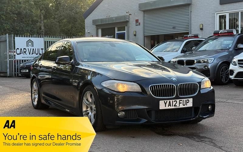 Grey Used 2012 BMW 520 M Sport Sedan | £6,194 (Good price) - Image 1/3