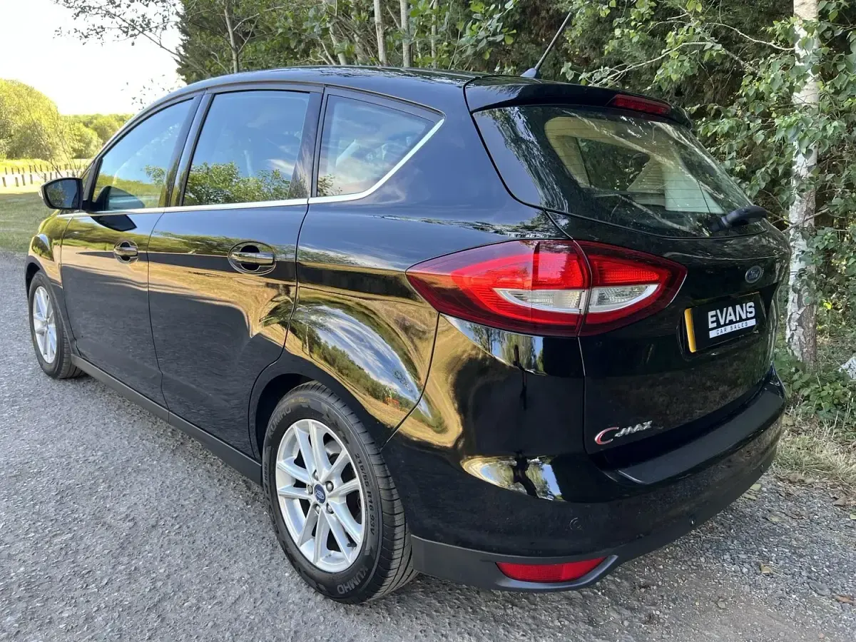 Used Ford C-MAX Zetec 125 HP (91 kW) 2018 Black MPV