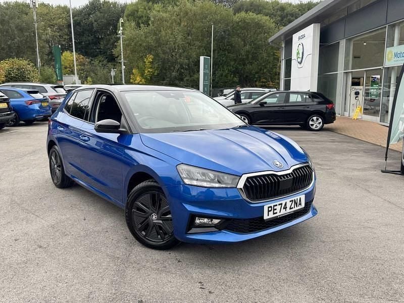 Blue Used 2024 Skoda Fabia Colour Edition Hatchback | £16,495 (Fair price) - Image 1/4
