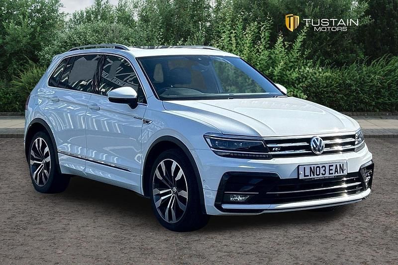 Used VW Tiguan R-line 150 HP (110 kW) 2020 White SUV
