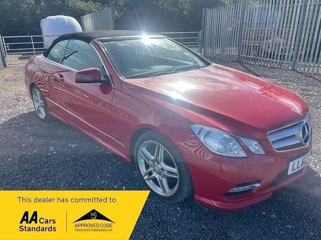 Red Used 2012 Mercedes E220 Cabriolet | £6,495 (Fair price) - Image 1/4