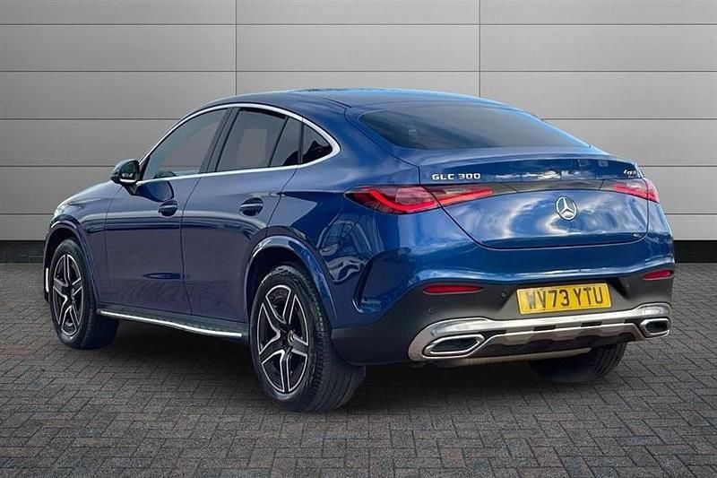 Used Mercedes GLC300 AMG line 258 HP (189 kW) 2023 Spectral blue Coupe