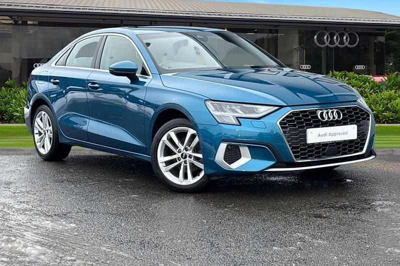 Blue Used 2022 Audi A3 Sport Sedan | £17,490 (Good price) - Image 1/4