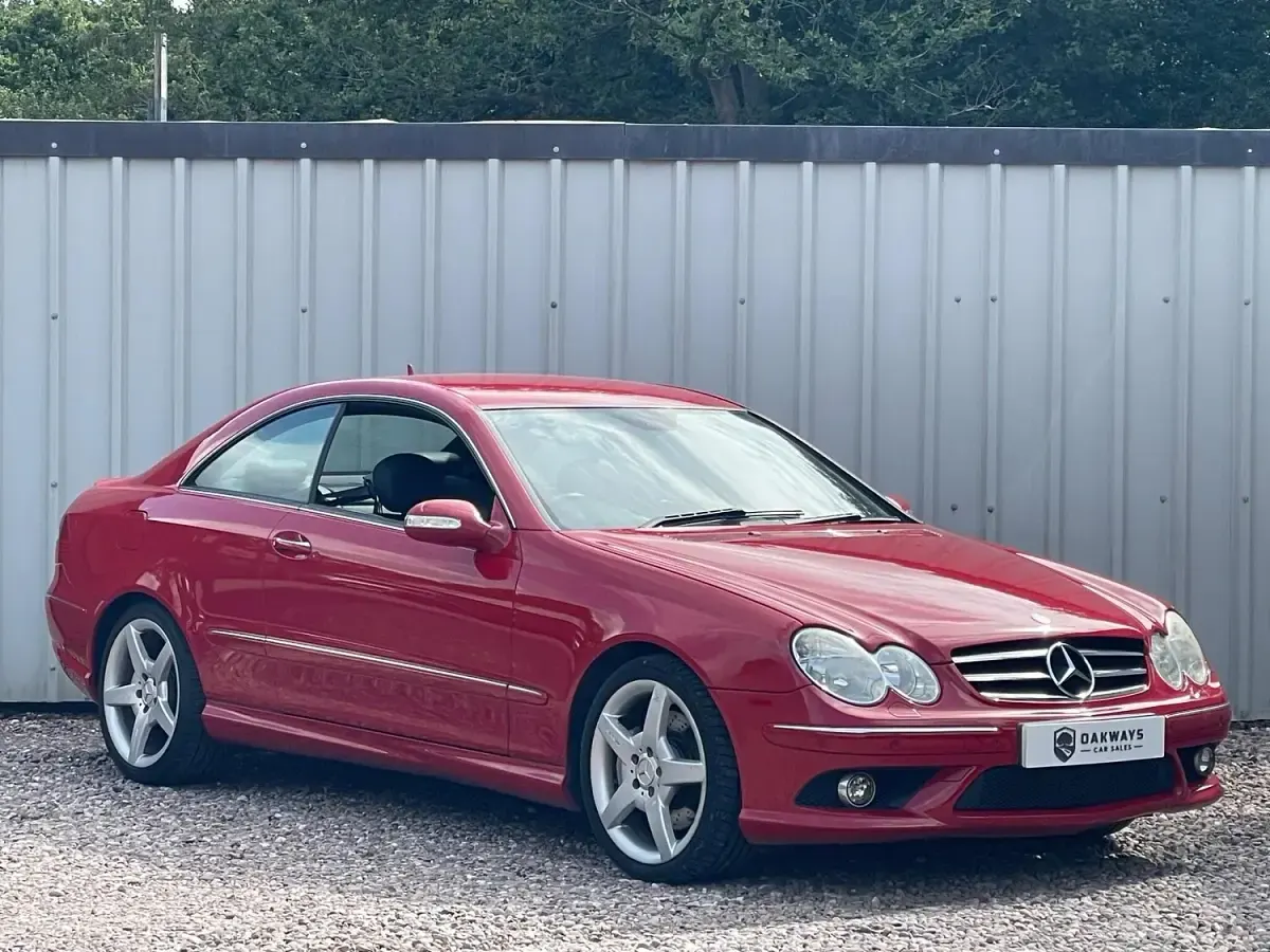 Used Mercedes CLK220 2007 Red Coupe