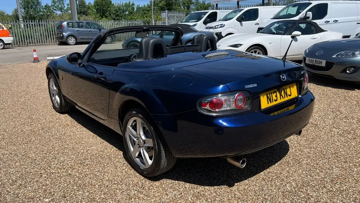 Used Mazda MX5 160 HP (117 kW) 2008 Blue Cabriolet