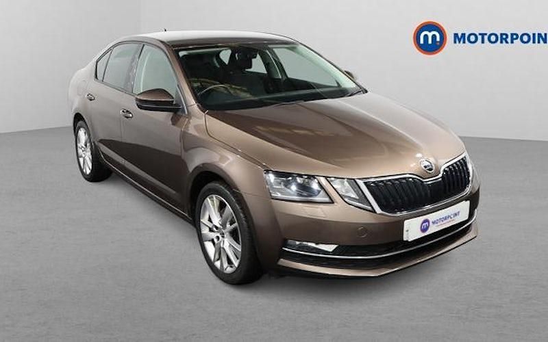 Used Skoda Octavia SE L 150 HP (110 kW) 2019 Brown Hatchback