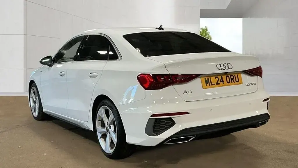 Used Audi A3 S-Line 110 HP (80 kW) 2024 White Sedan