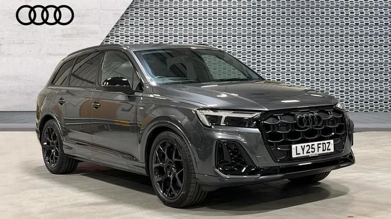Grey Used 2025 Audi Q7 Black Edition SUV | £59,491 (Expensive) - Image 1/4