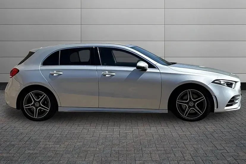 Used Mercedes A220 AMG line 187 HP (137 kW) 2021 Iridium silver Hatchback