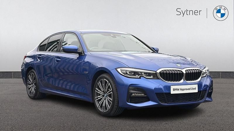 Used BMW 330e M Sport 288 HP (211 kW) 2021 Blue Sedan