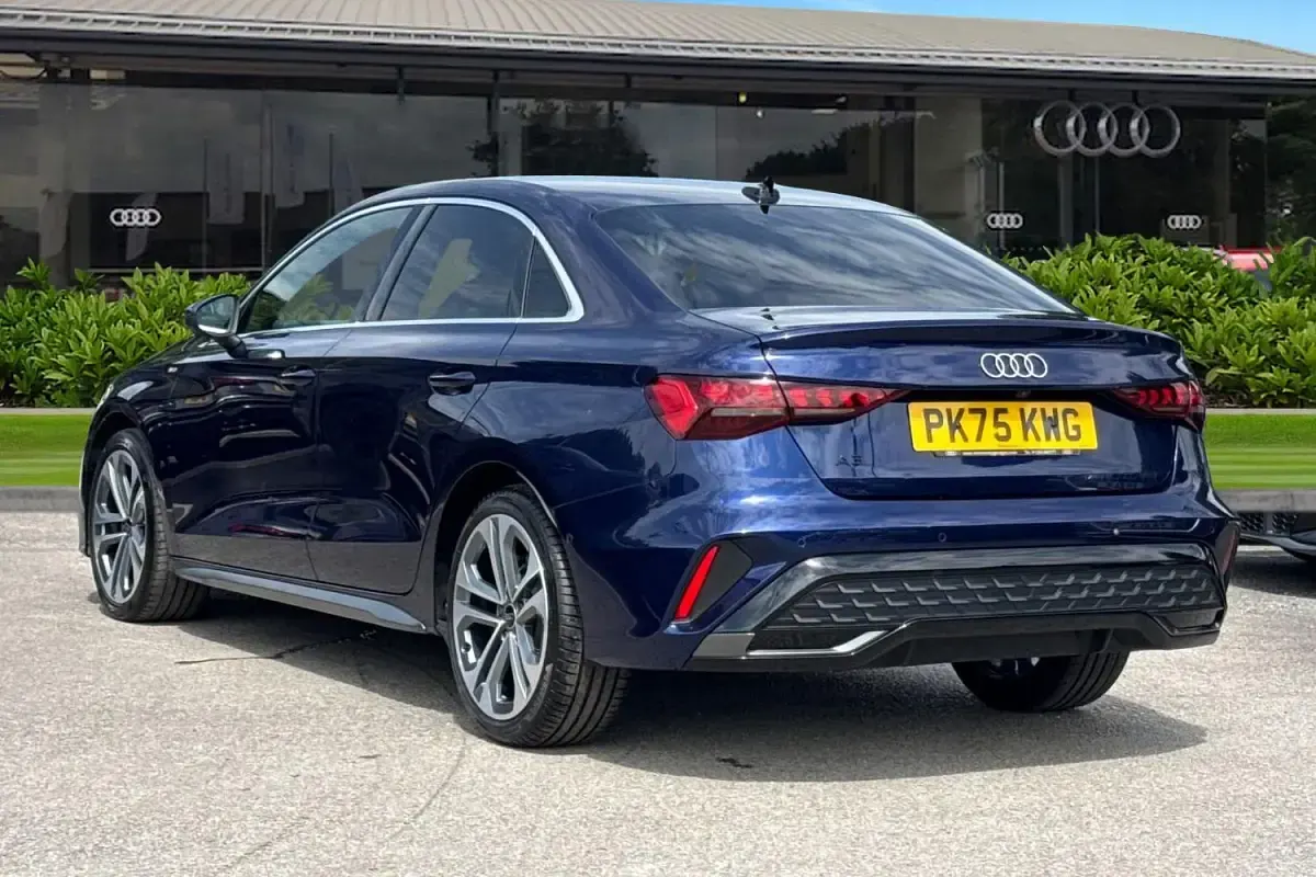 Used Audi A3 S-Line 116 HP (85 kW) 2025 Blue Sedan