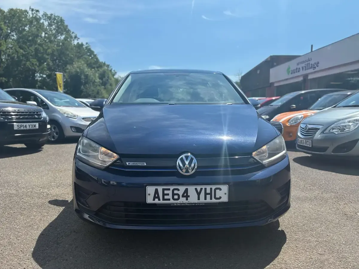 Used VW Golf Sportsvan S 110 HP (80 kW) 2014 Blue MPV