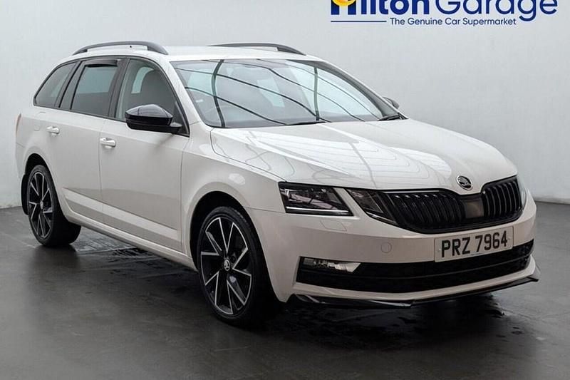 White Used 2019 Skoda Octavia SportLine Estate | £17,650 (A bit pricey) - Image 1/1